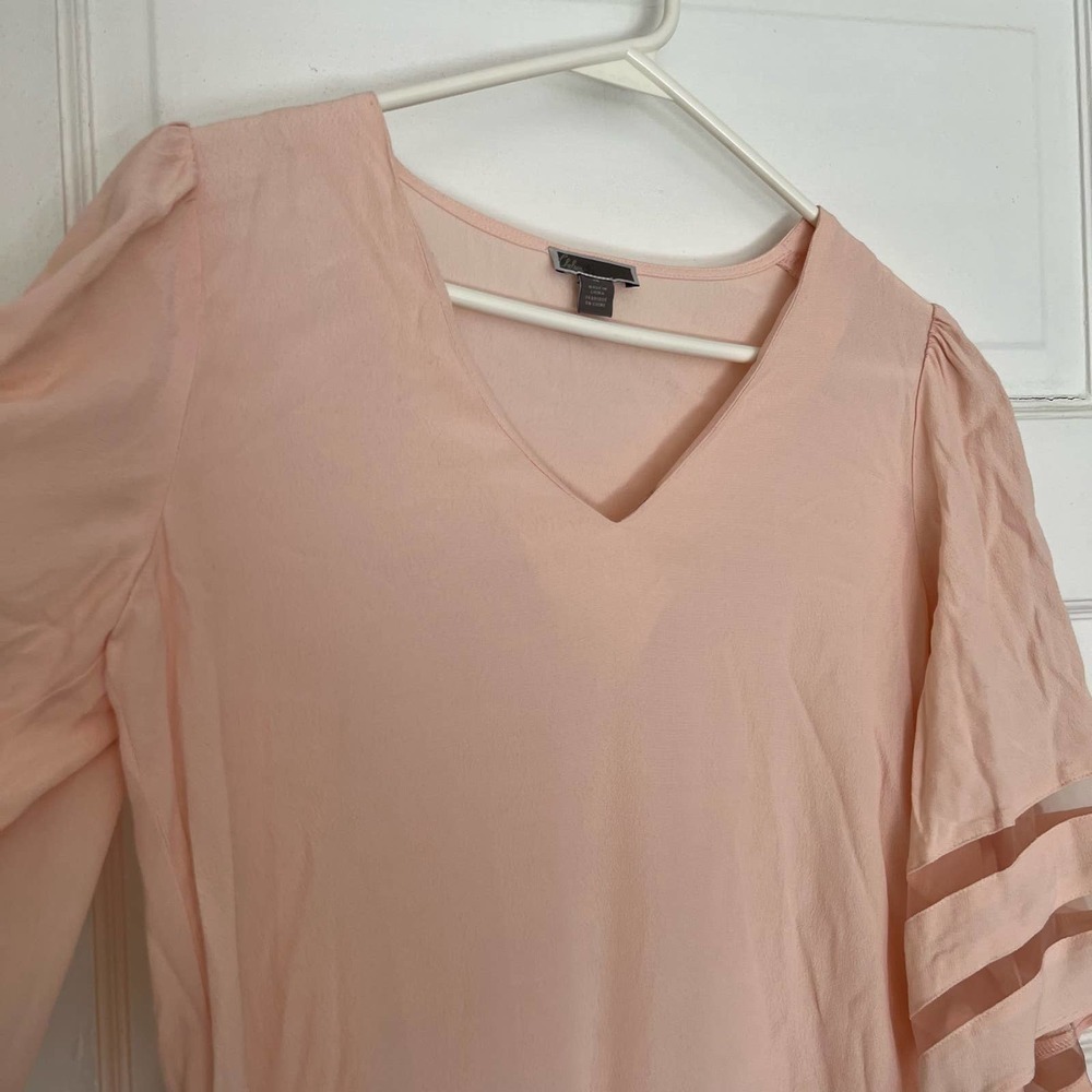 Chelsea 28 Pink flowy sleeve blouse XS - Picture 5 of 7
